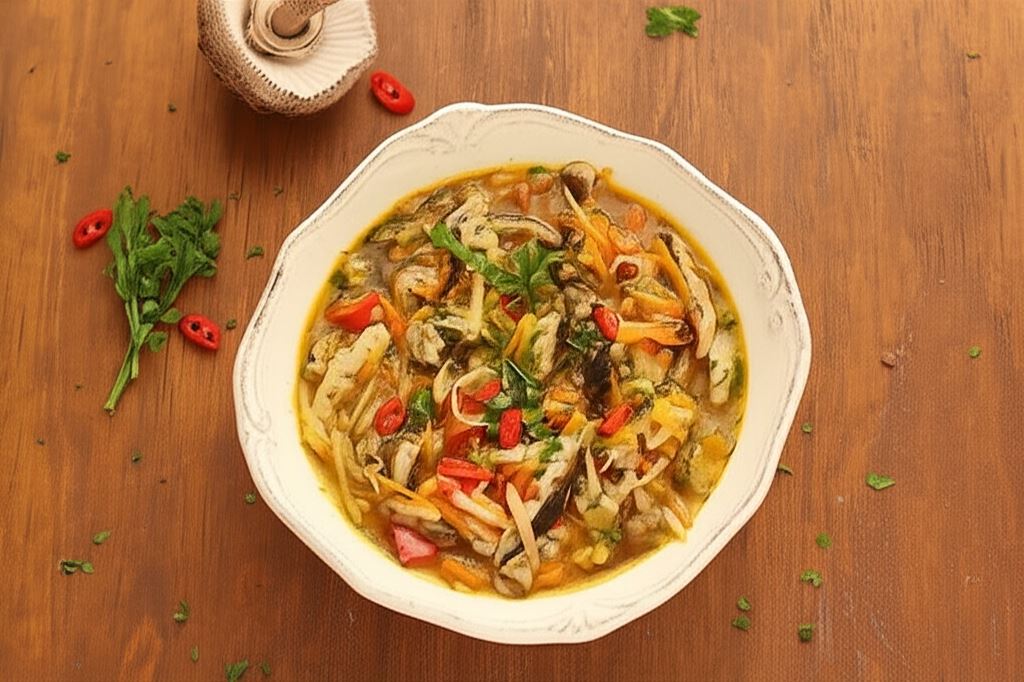 Jesienne flaczki z kani