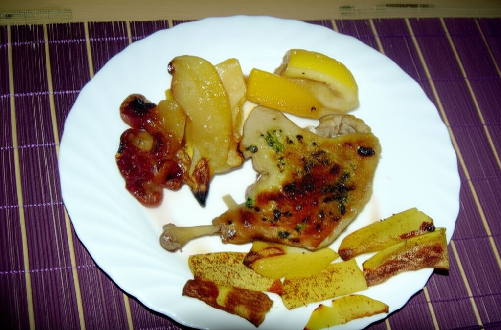 Kaczka TRICOLORE z czosnkowymi ziemniaczkami