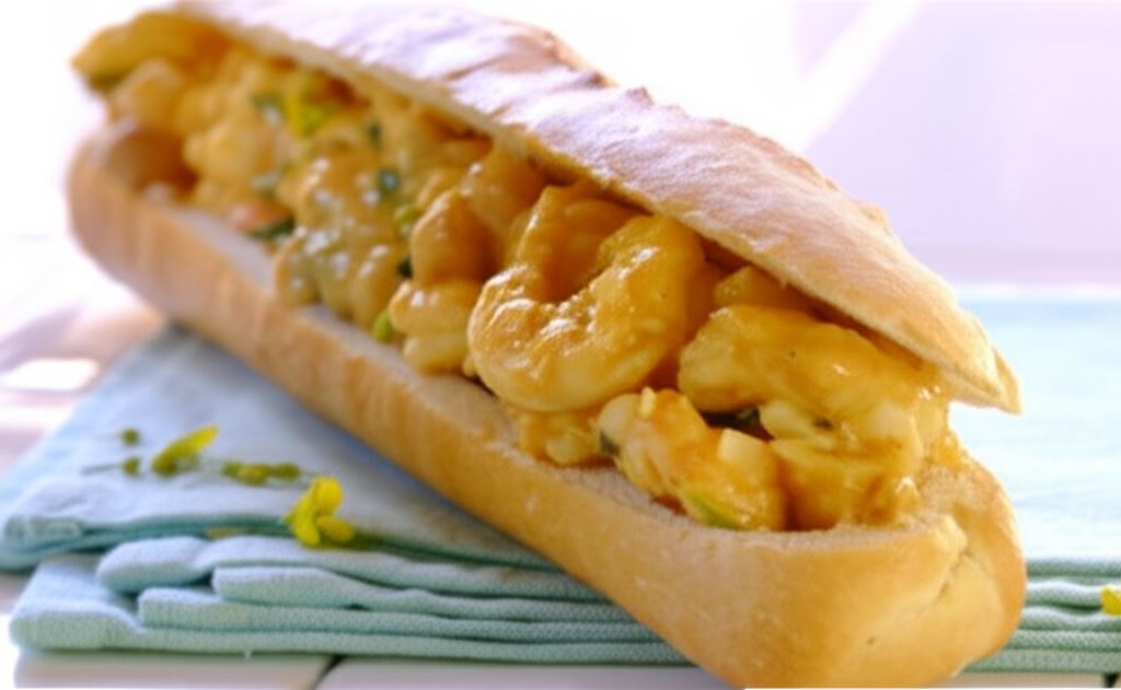 Kanapka z krewetkami