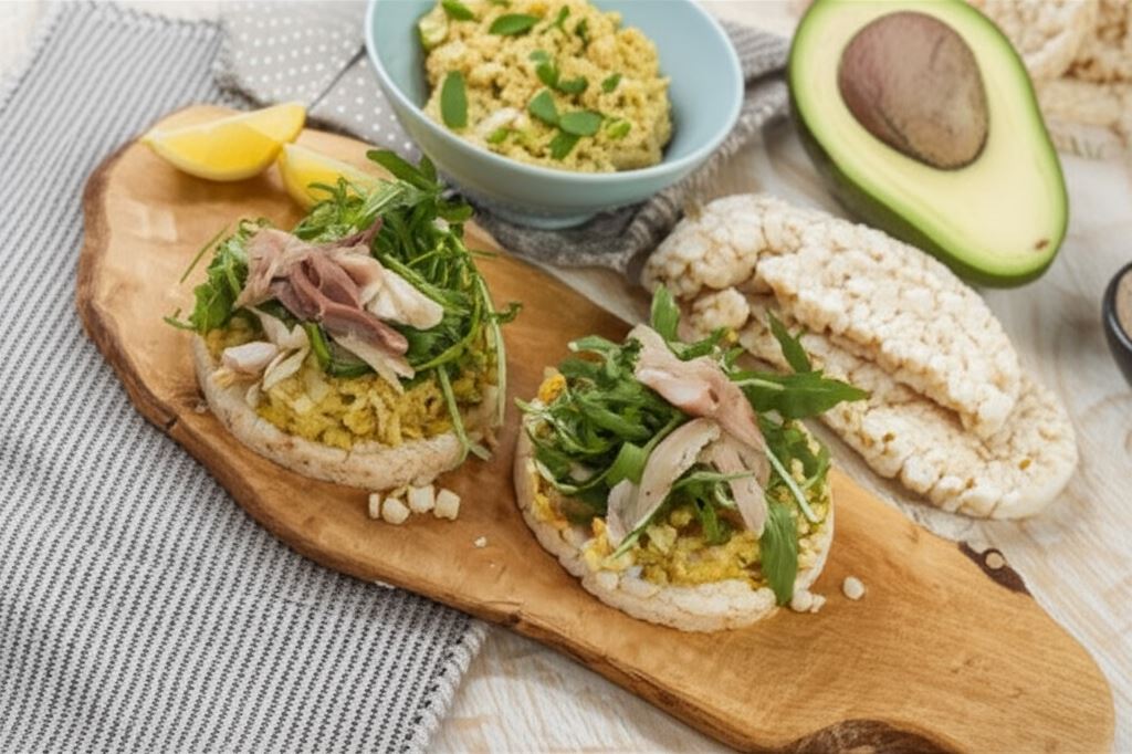 Kanapki z pastą jajeczna i awokado