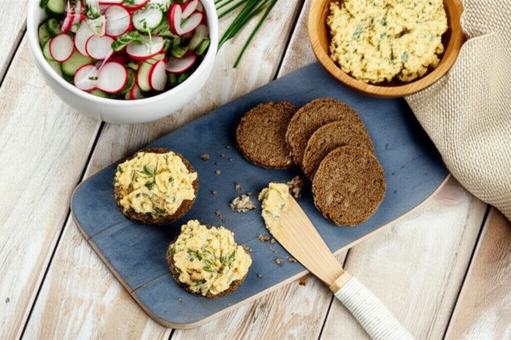 Kanapki z pastą jajeczną