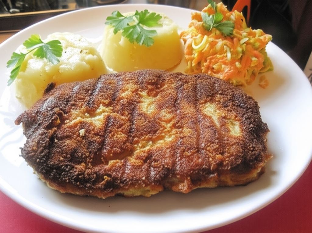 Karkówka w panierce z nuggetsów