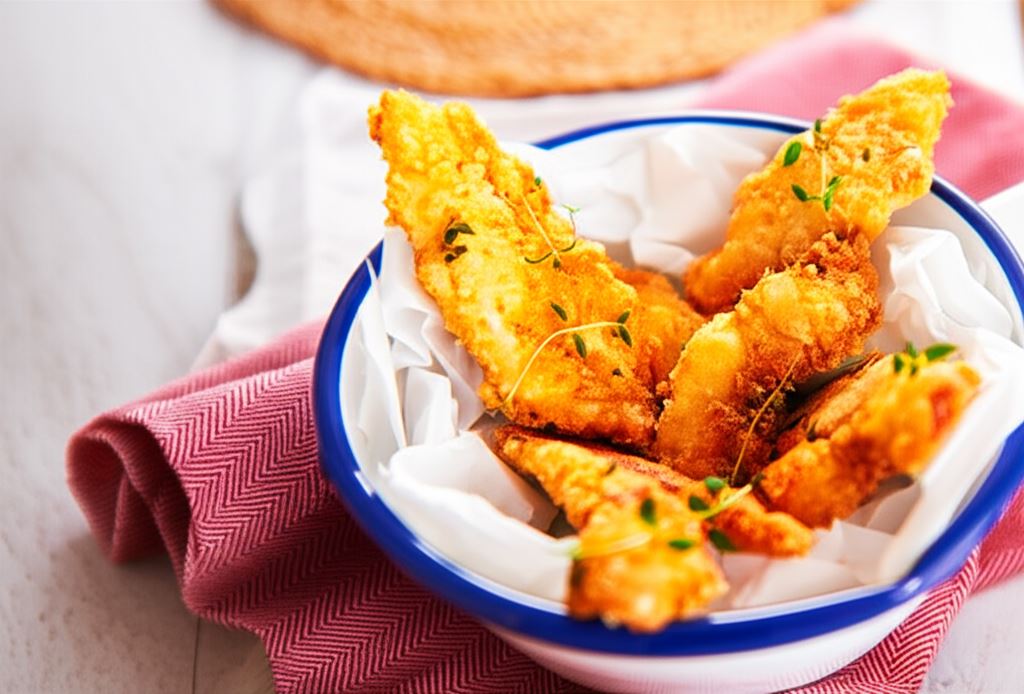 Kąski kurczaka w aromatycznej panierce