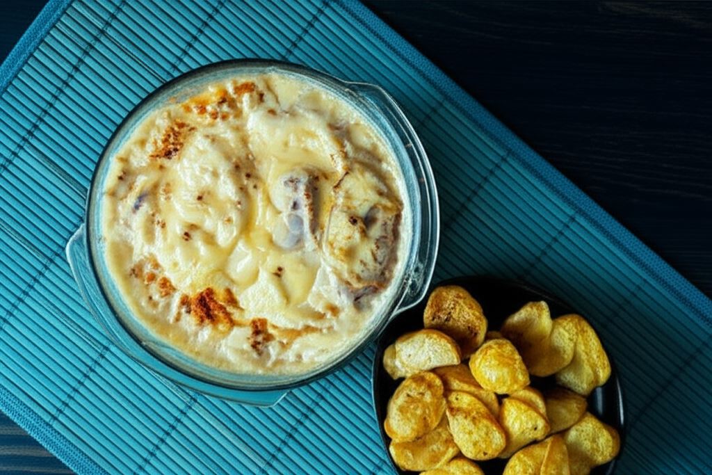 Kieszonki schabowe z pieczarkami