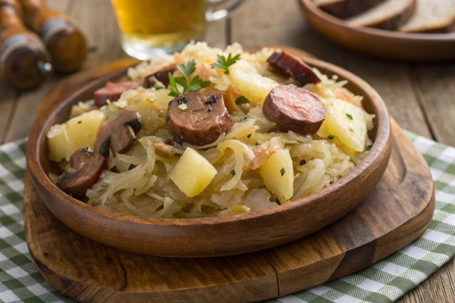 Kiszona kapusta na sposób bawarski