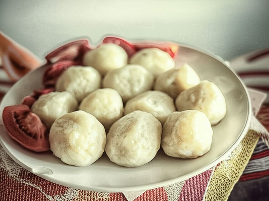 Kluski ziemniaczane na ostro