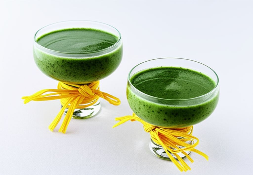 Koktajl owocowo szpinakowy