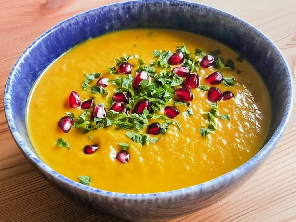 Krem z pora batata i kalafiora