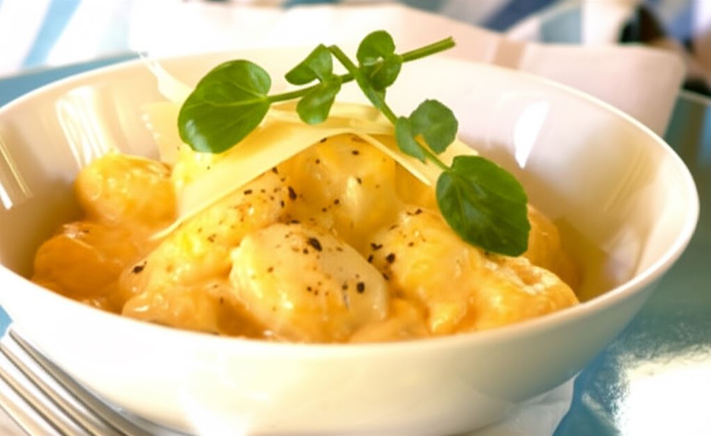 Kremowe gnocchi z szałwią i orzechami