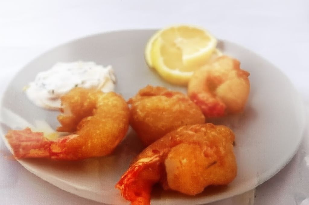 Krewetki w cieście piwnym