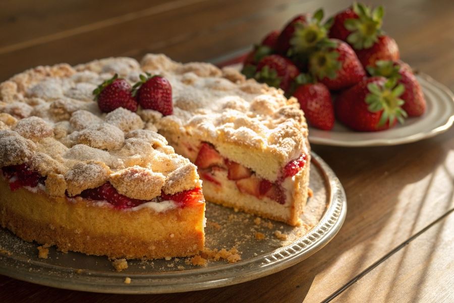 Kruszonka z truskawkami