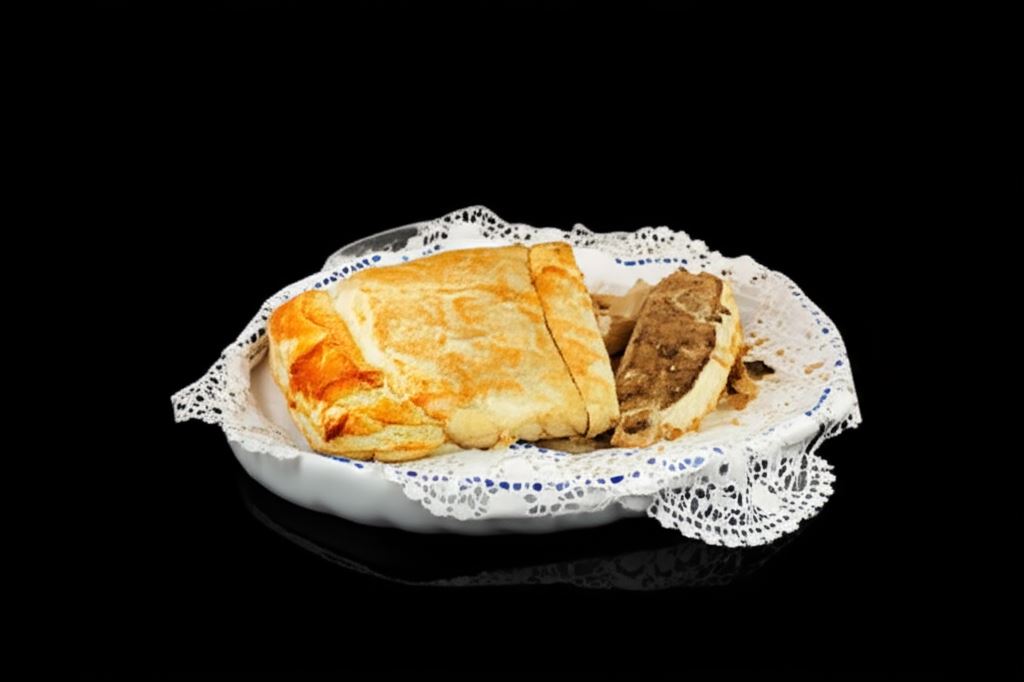 Kulebiak z ciasta francuskiego