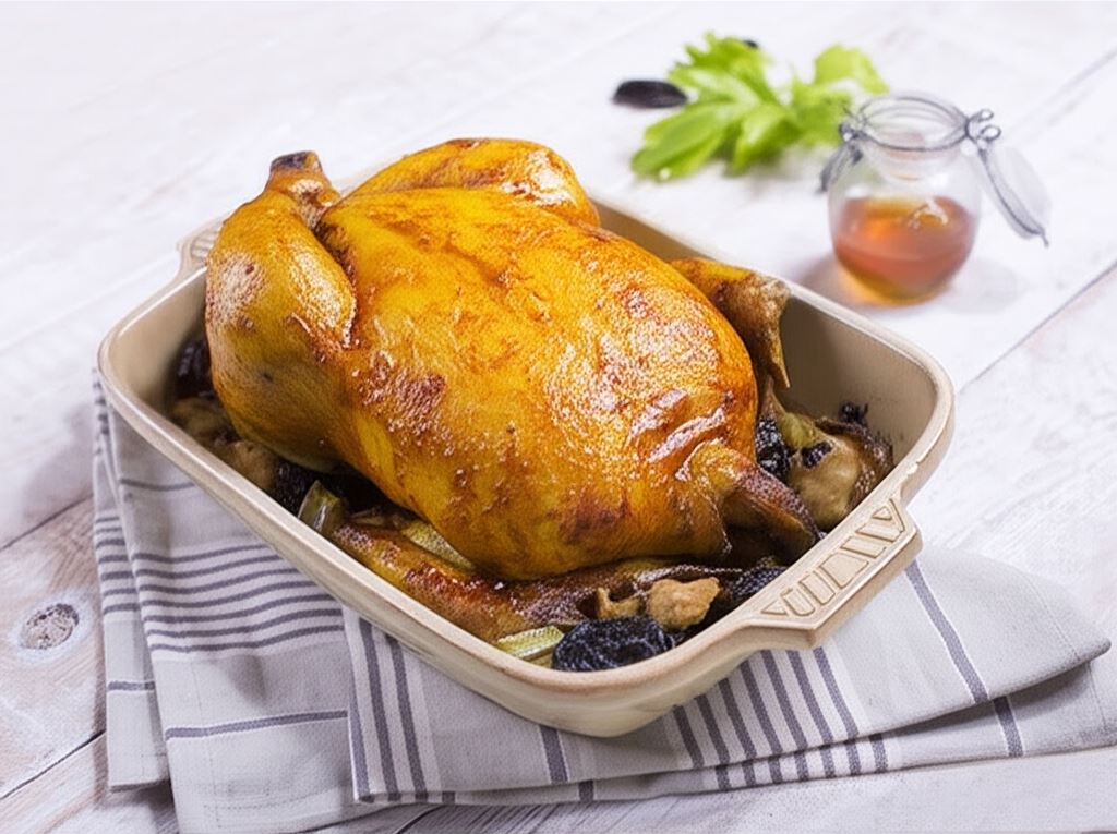 Kurczak po staropolsku marynowany miodem