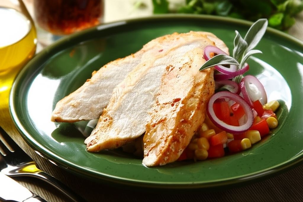 Kurczak w coli z bazylią