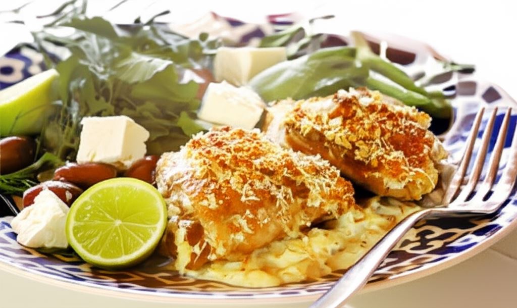 Kurczak w sosie cytrynowym po grecku