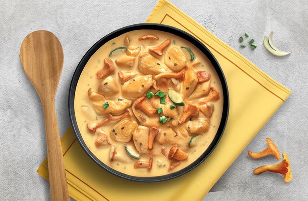 Kurczak w sosie kurkowym