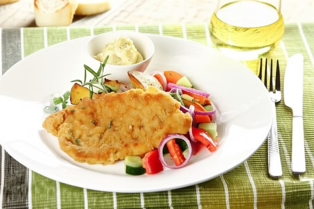 Kurczak z panierką o smaku kebaba