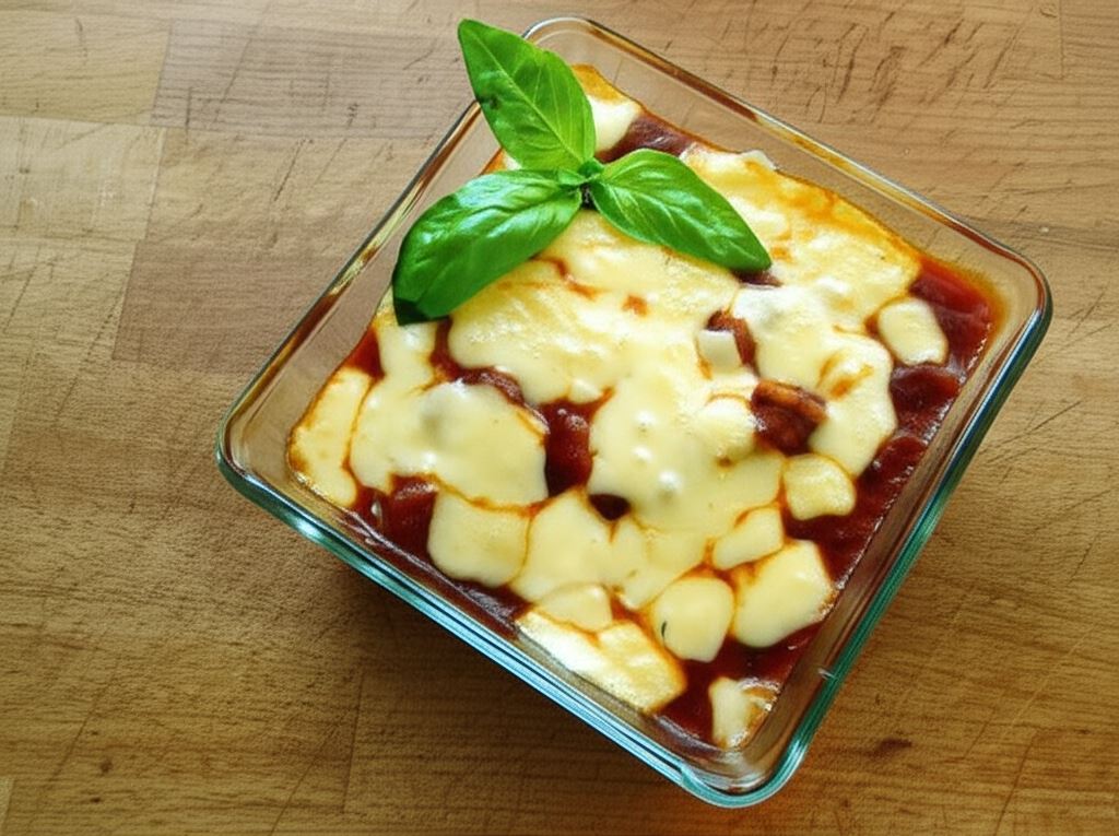 Kurczak zapiekany w sosie pomidorowym