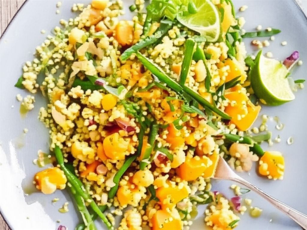 Kuskus z ciecierzycą i dynią