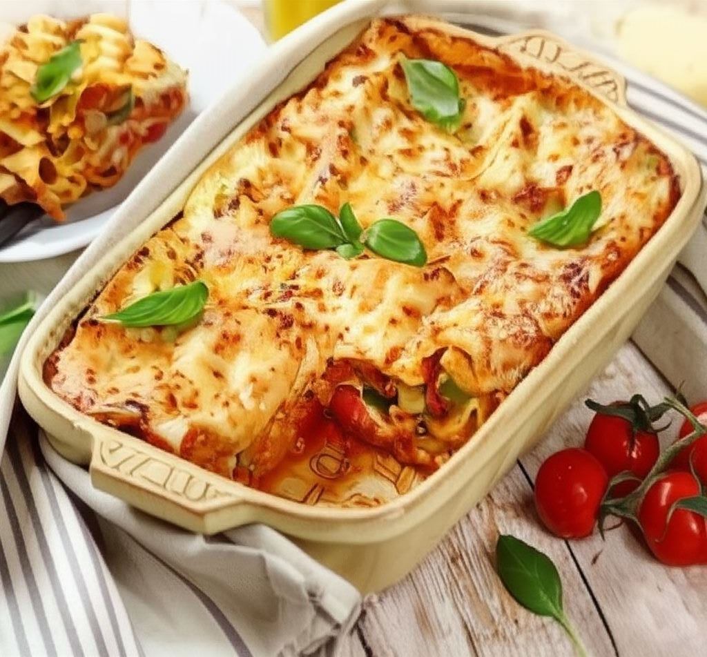 Lasagne z mięsem mielonym i cukinią