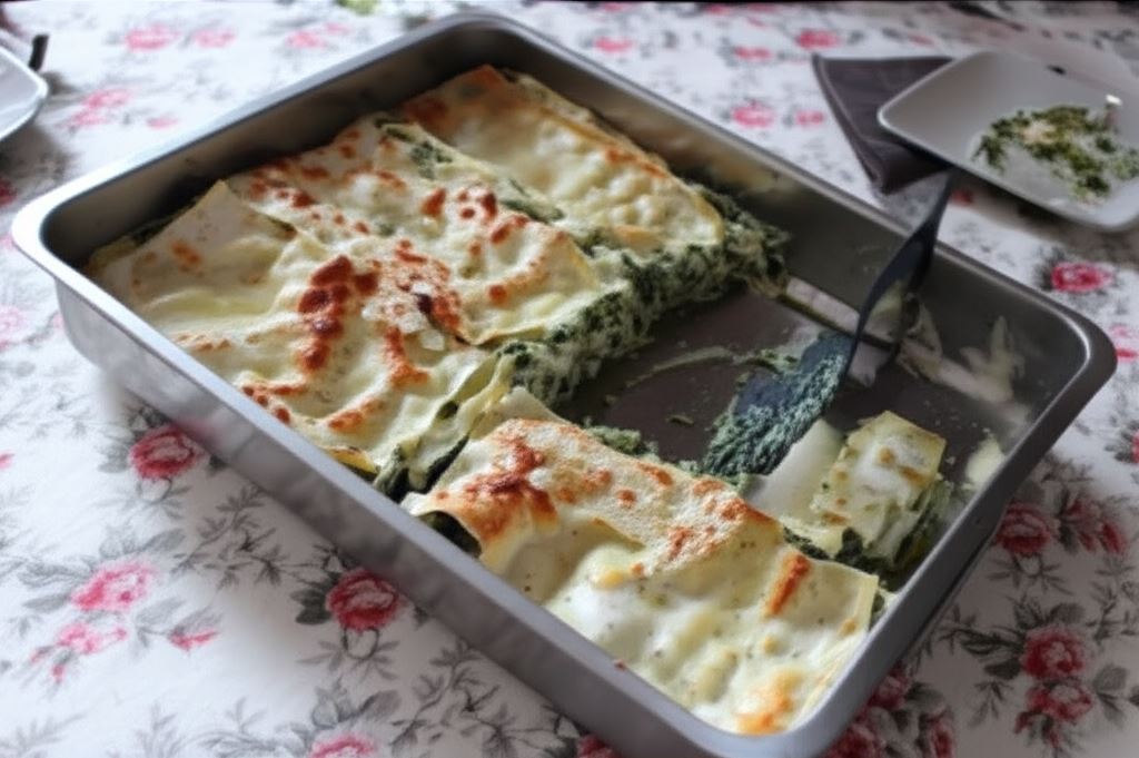 Lazania ze szpinakiem