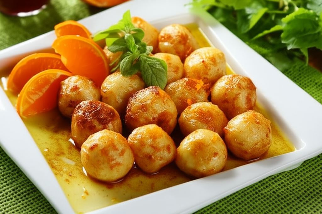 Leniwe pierogi z pomarańczą