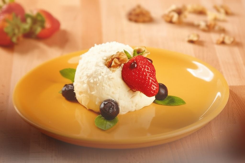 Lodowy deser dla dzieci 'Baranek'