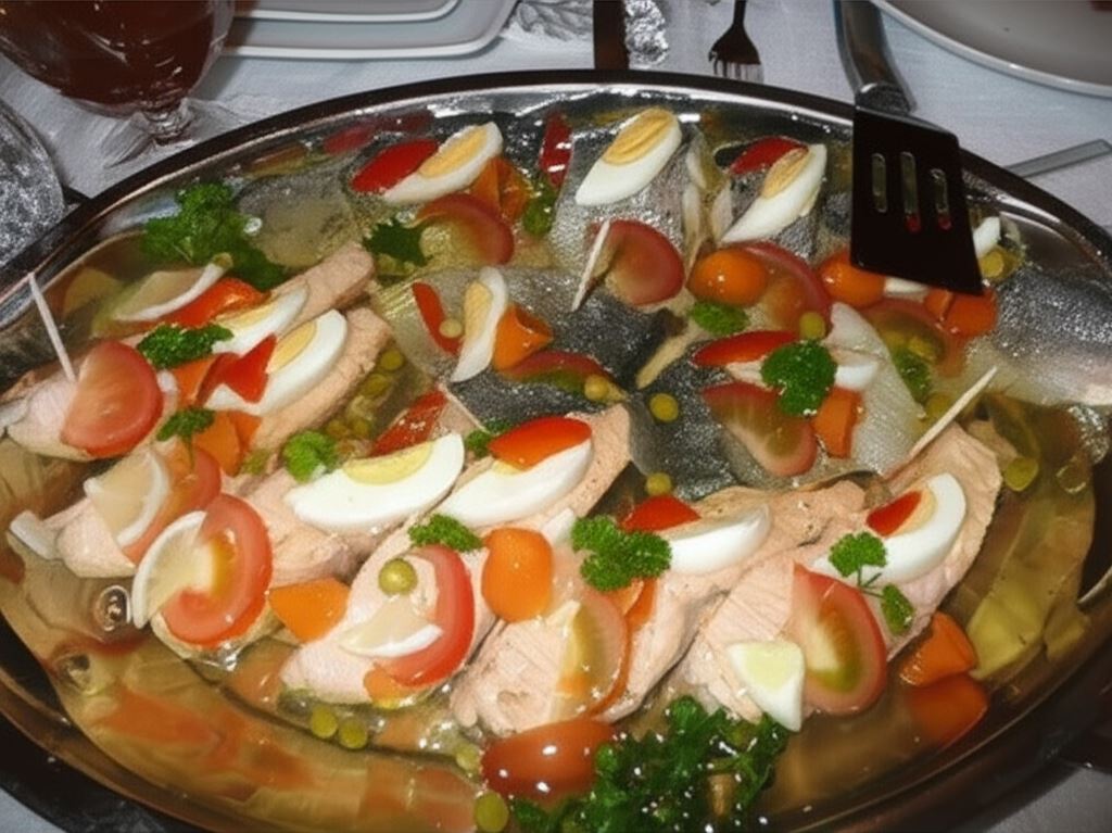 Łosoś w galarecie