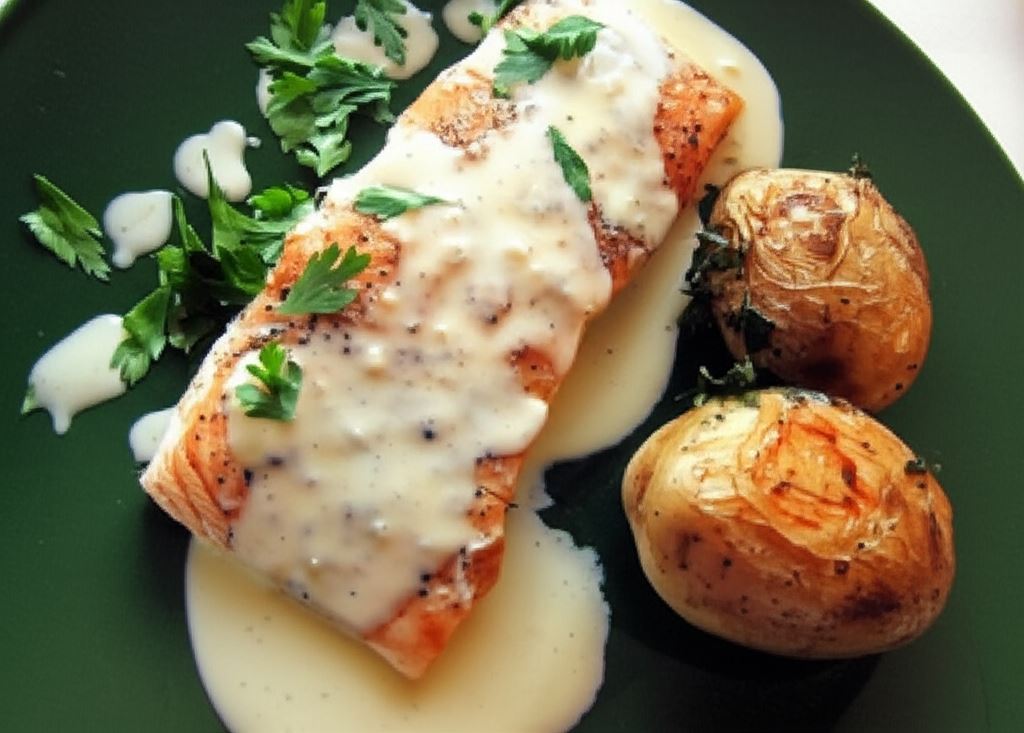 Łosoś w sosie cytrynowym