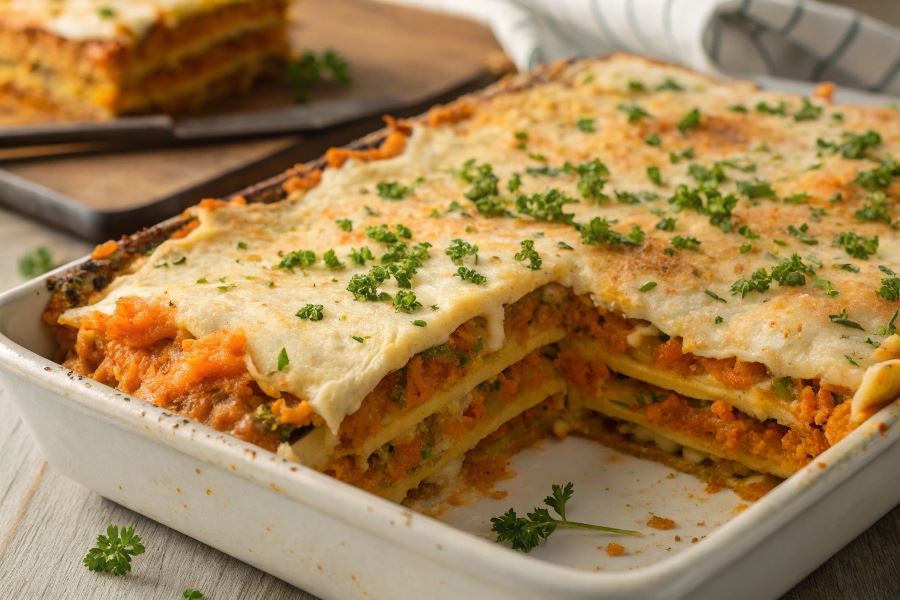 Marchewkowa lasagne