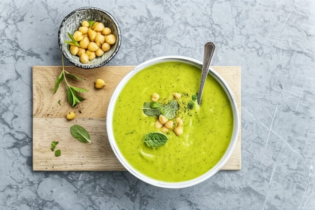 Marokańska zupa z cukinii