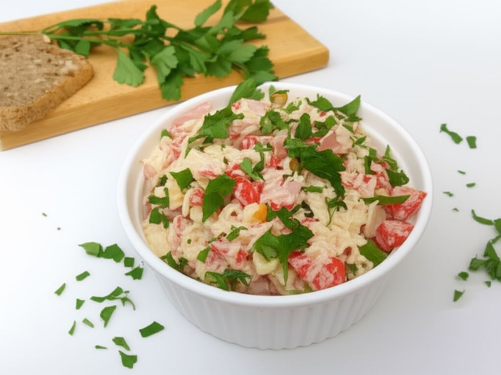 Meksykańska sałatka z szynką