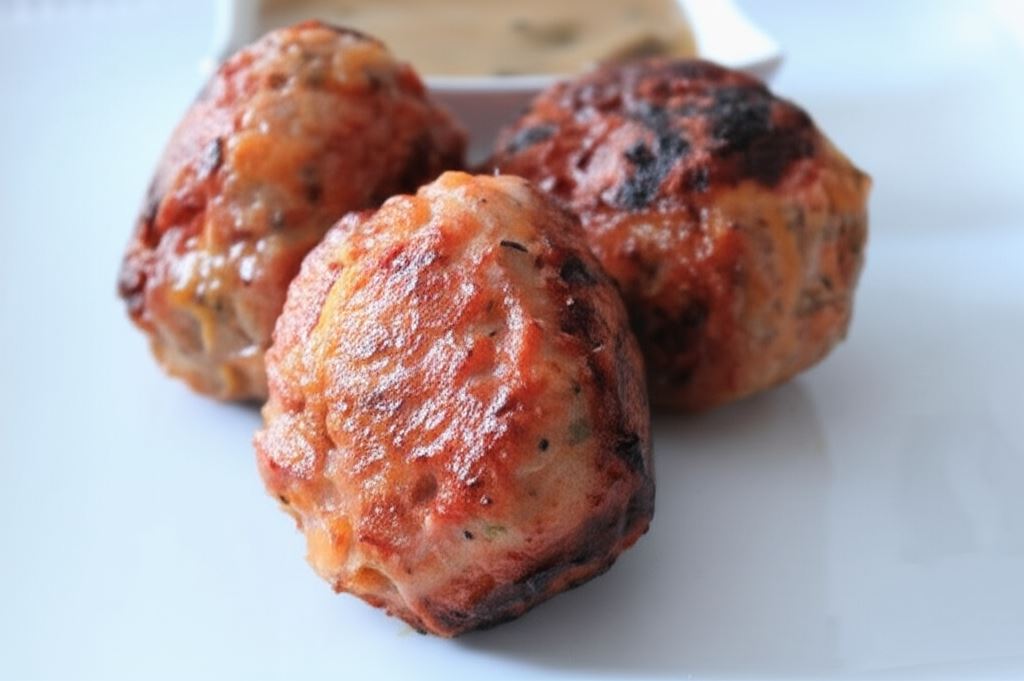 Mielone z marchewką i sosem borowikowym