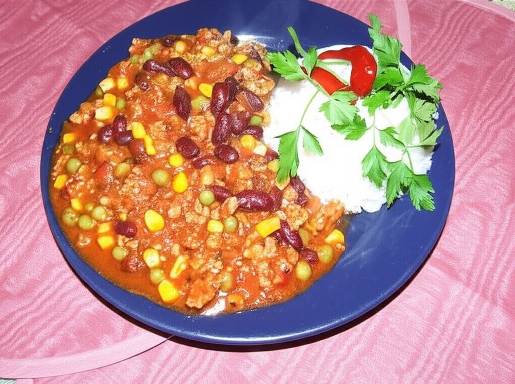 Mielone z sosem meksykańskim