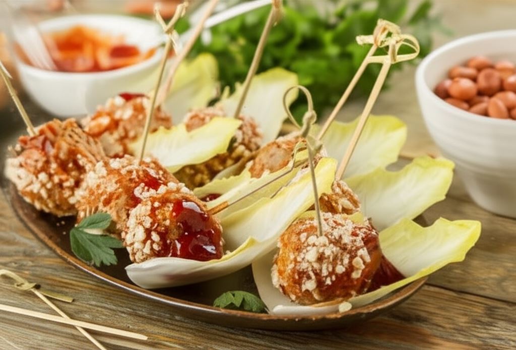 Mięsne trufle z indyka w sosie BBQ