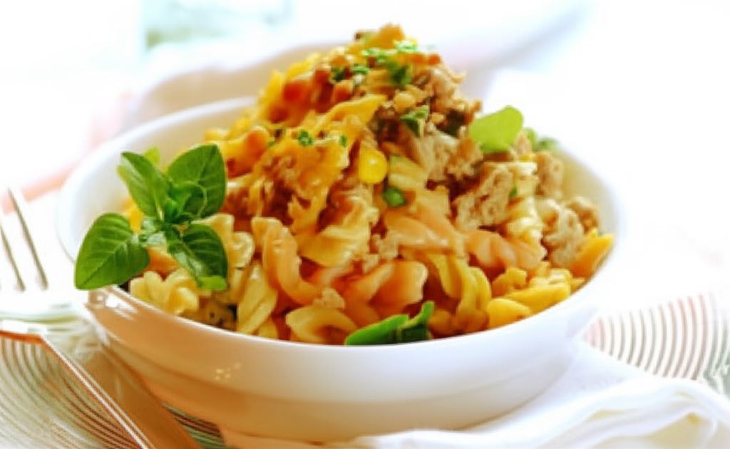 Mięso mielone zapiekane z makaronem