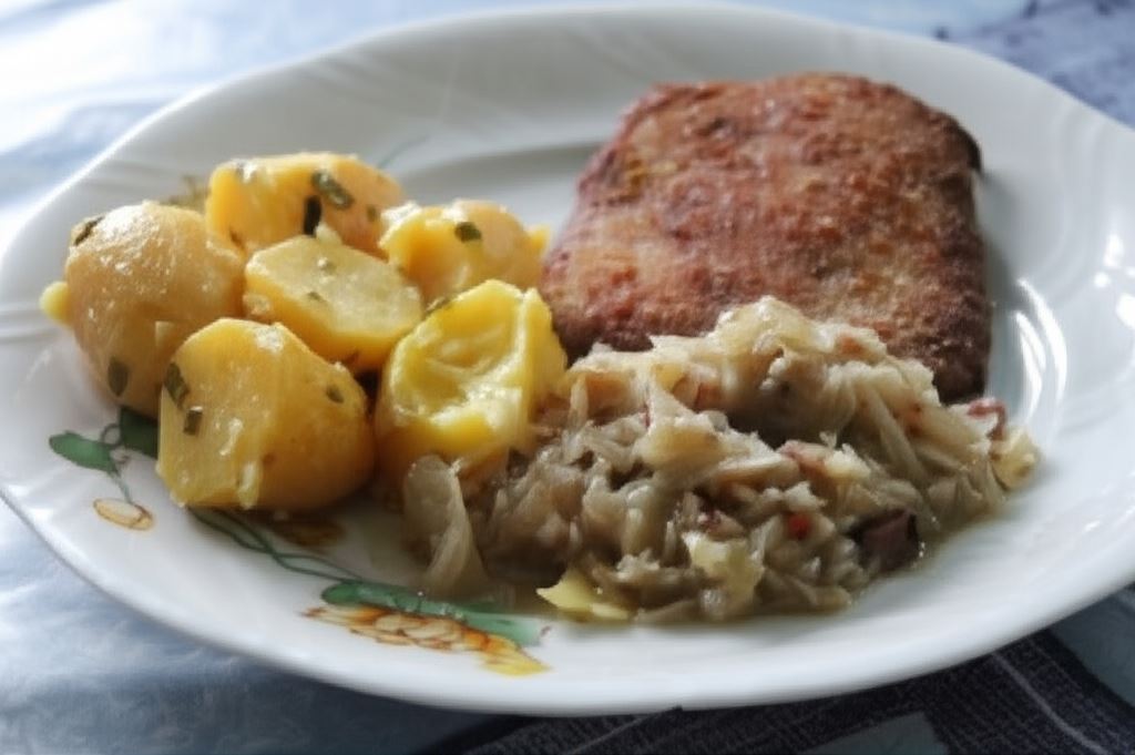 Młoda kapusta z boczkiem