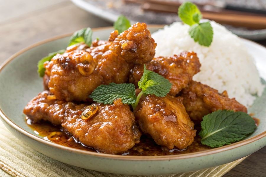 Najłatwiejszy kurczak na ostro- słodko