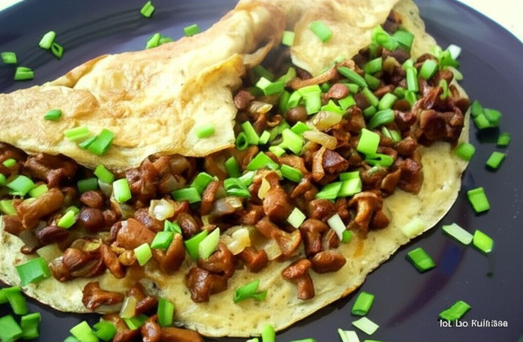 Omlet z kurkami