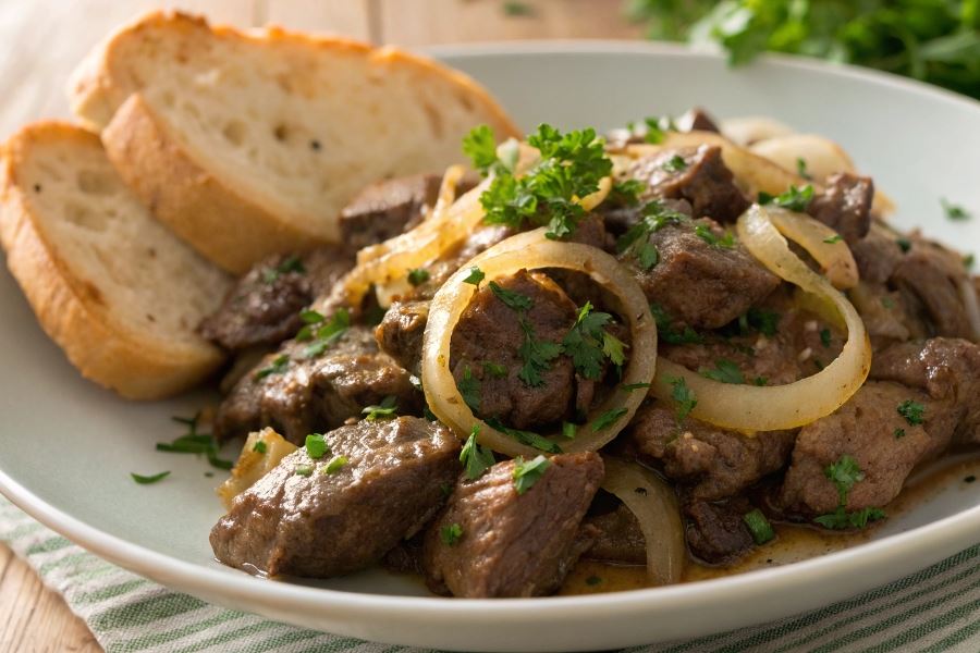 Opiekane wątróbki (drobiowe)