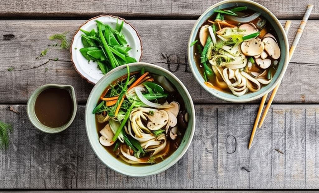 Orientalna zupa grzybowa