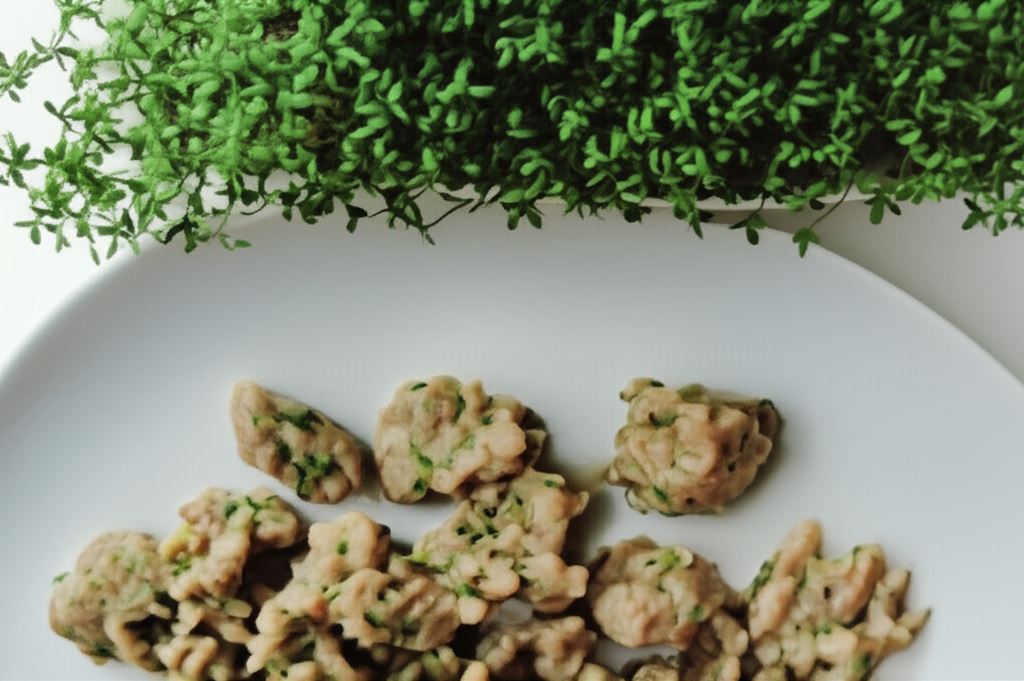 Orkiszowe kluski kładzione z rzeżuchą