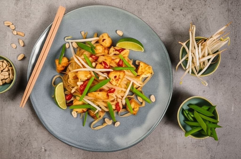 Pad thai z kurczakiem