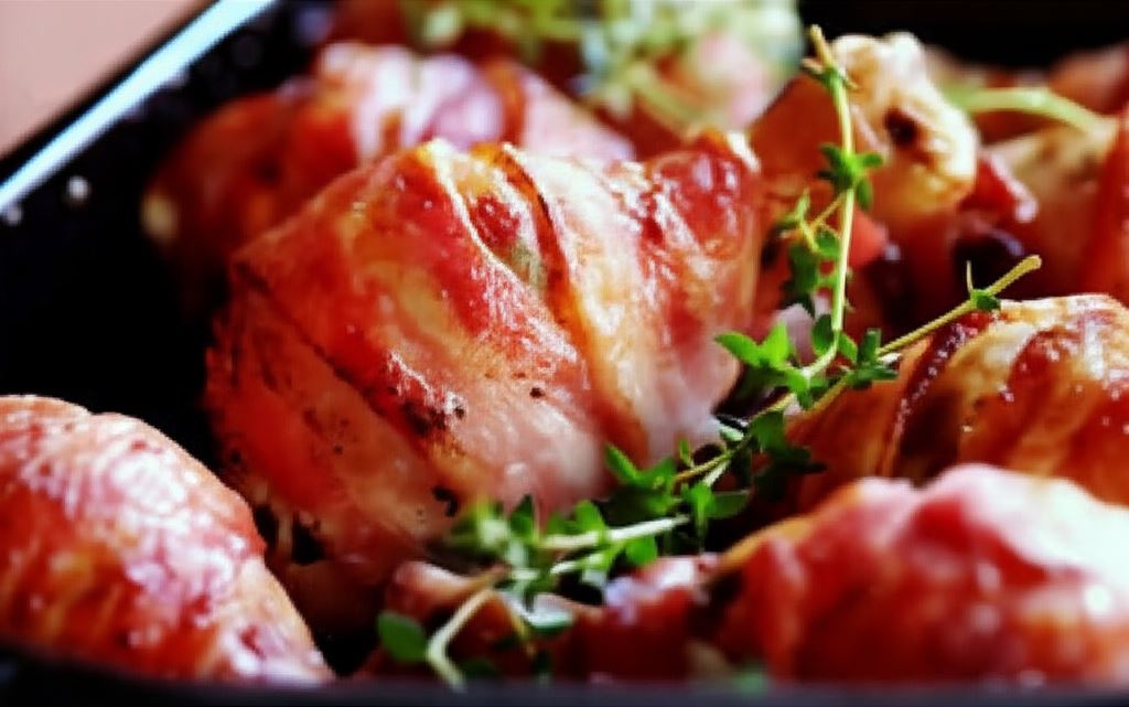 Pałki z kurczaka faszerowane serem i ziołami