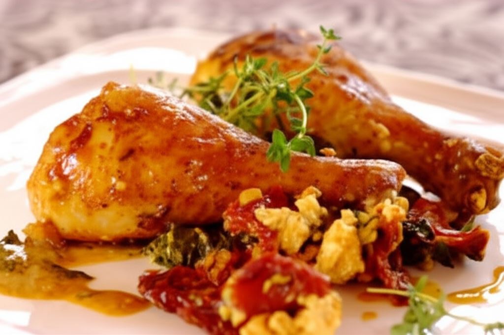 Pałki z kurczaka z pomidorami