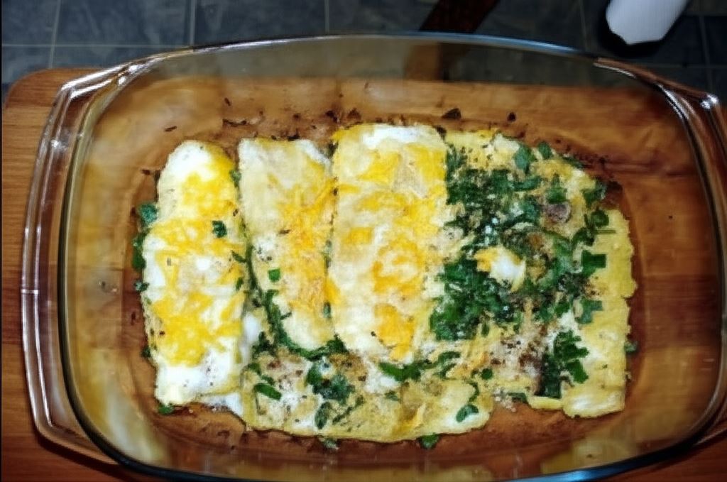 Panga pieczona z warzywami