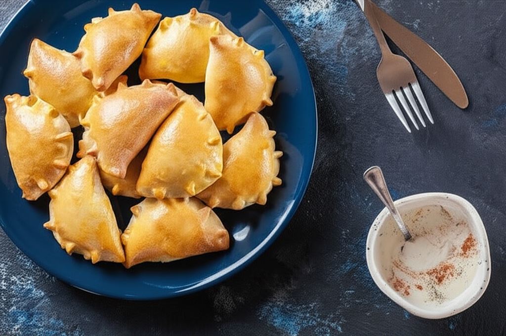 Paszteciki z białym serem