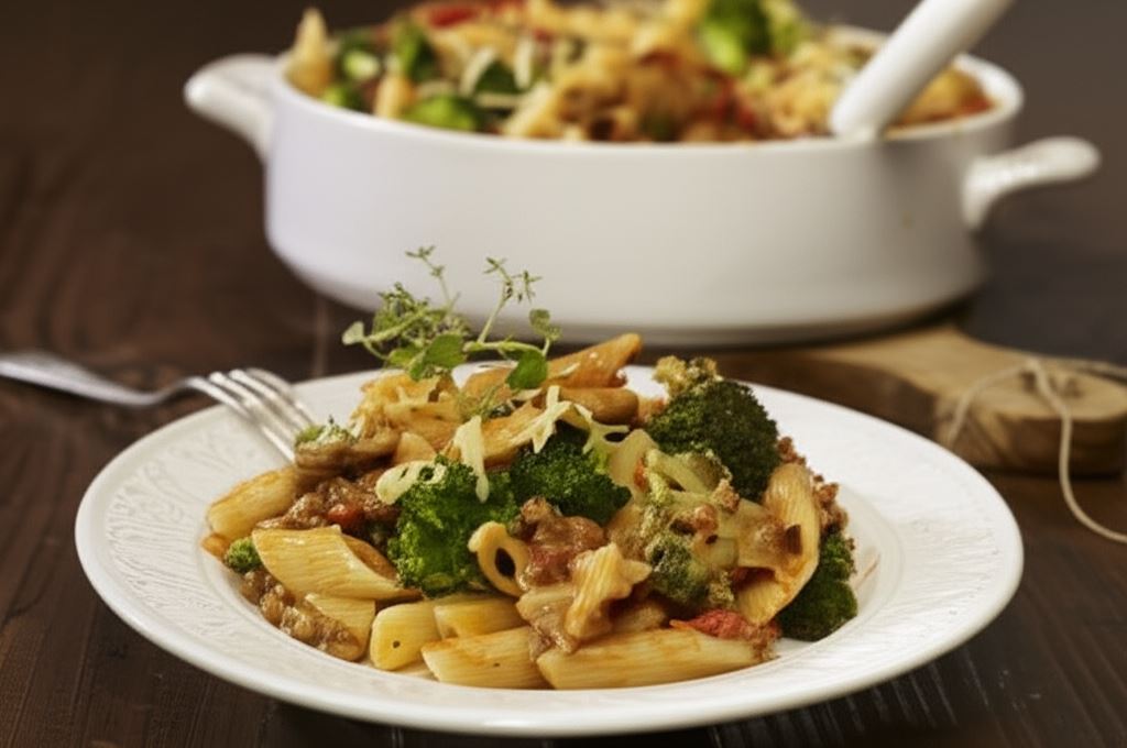 Penne z brokułami