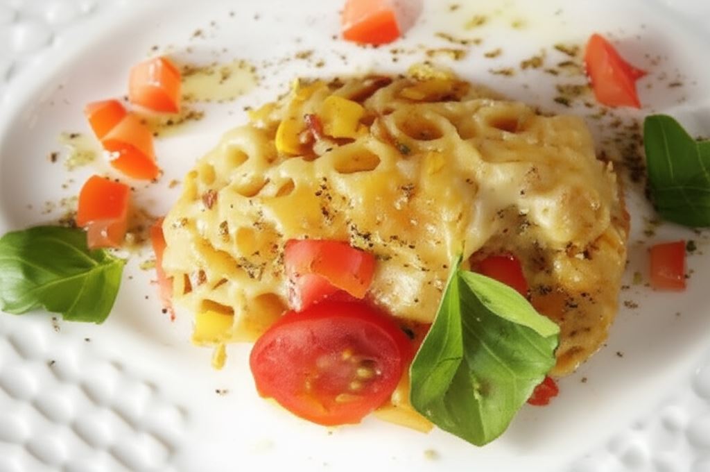 Penne z szynką i kukurydzą