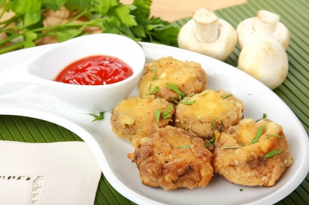 Pieczarki nadziewane mozzarellą